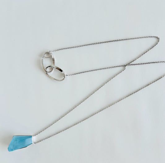 AQUAMARINE PENDANT F653