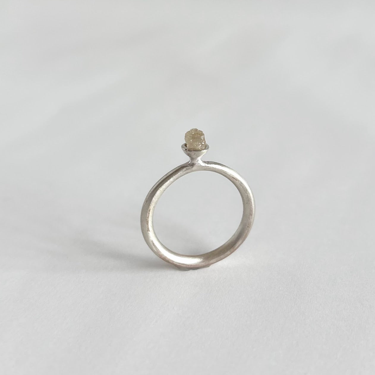 DIAMOND ROUGH STONE RING F665